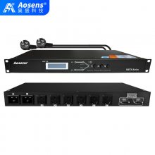 Aosensʢ 1U 16A 220V ̬תPDU˫Դ Զл AS-MSTS16A