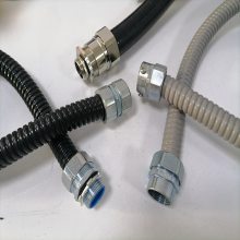长盛丰源生产包胶金属蛇皮管 DN13电线电缆软管单双扣可选