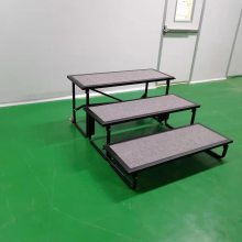 标准三层金属折叠合唱台 演出合用台阶