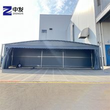 户外篮球场电动篷 活动伸缩棚 货物运输遮阳蓬 厂家定制安装