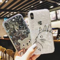 卡通水立方苹果X手机壳iphone7plus/8/6S全包软壳创意搭配女款