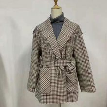 江阴市毛呢面料 千鸟格