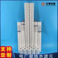 華豫濾器 電廠凝結水濾元 保安過濾器配套PP濾芯 5um大通量凈化水質(zhì)