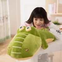 2017***鳄鱼软体可爱抱枕羽绒棉卡通毛绒玩具公仔***批发萌