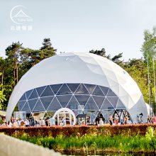 南京20米直径大型活动半球体帐篷 圆形全息投影篷房