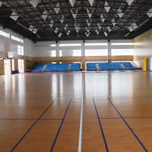 篮球场运动木地板 壁球馆地板 可定制咨询民都实业