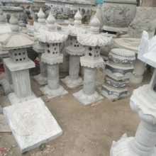 石雕石灯仿古做旧青石石灯笼户外中式景观草坪雪见灯摆件日式庭院 创琦雕塑