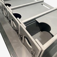兔热源固定台实验台兔热源工作台12箱位加厚PVC材质