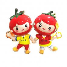 农业展销会吉祥物西红柿圣女果卡通人偶番茄精灵公仔雕塑像