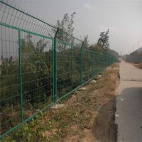 公路隔离栅 浸塑安全防护铁丝网 铁路围栏网