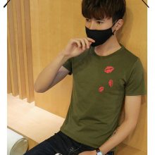 2021年夏季新款纯色短袖短T多种多色青少年韩版潮流修身男士男装