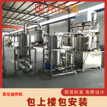 国邦红薯片真空油炸机 芋头条低温油炸机