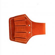 81lb091五孔牛皮钳套牛皮质尖嘴钳钢丝钳存放套绝缘工具包