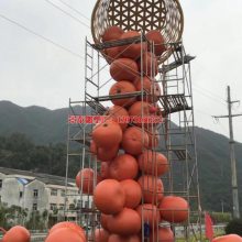 不锈钢柠檬雕塑水果雕塑 城市丰收雕塑