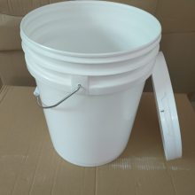 20kg塑料桶 密封胶桶 20L食品级大口塑料桶 圆型塑料桶