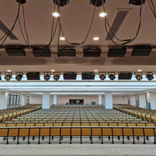 辽阳太子河专升本教室固定铝合金课桌椅铝合金连排椅众思创家具