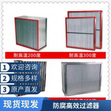 无隔板净化高效过滤器 有隔板空气净化器净化工程