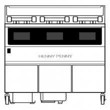 HENNY PENNY OFE511F 触屏式开口单缸全槽油炸炉、OFE511S 触屏式开口单缸分槽