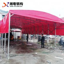 乌鲁木齐市米东区 移动推拉篷酒席婚庆帐篷农村红白喜事餐饮定制户外大棚喜棚摆摊烧烤推拉车棚 