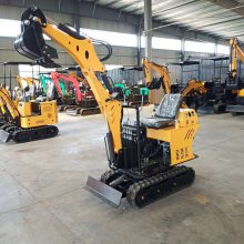 履带小型挖掘机 家用室内破碎小挖机 工程改造微型挖土机