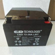 大力神蓄电池 C&D12-26ALBT 西恩迪 12V26AH 免维护 阀控密封式