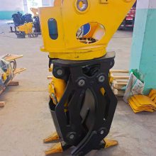 废旧钢材处理抓取器挖掘机属具液压抓钢机钢铁边角料抓取机