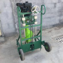 启硕机械道路建设种树挖坑机 四轮拖拉机带挖坑机 多功能工程土地施工挖坑机