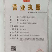三证合一营业执照副本影印件