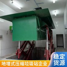 欢迎考察/水平压缩地埋式垃圾站设备