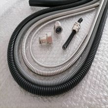 316不锈钢包塑金属软管 Φ10绝缘防火电气配线管箱接头批发