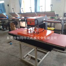 上移发热板印烫机气动烫画机 上滑式气压烫钻机 气压服装印花机
