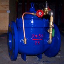 厂家供应铸钢水力控制阀600X-40C DN50水利电动控制阀水污水排污管道