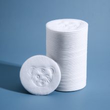 洁珊源头生产厂家卸妆棉OEM代工 圆形化妆棉卸妆棉厚款 订制图案