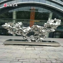 南京人物雕塑 不锈钢马雕塑 不锈钢雕塑来图定制