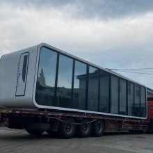 工地简易移动办公室集装箱活动房 成品住人轻钢别墅老年房定做厂家