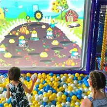 明投 儿童娱乐装置 墙面互动体感游戏游乐设备 动作捕捉速度快