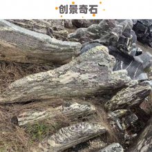 湖南衡阳泰山石工程切片 泰山石草坪置放 衡阳泰山石装饰院落