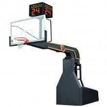 豪华移动伸缩折叠电动液压篮球架 比赛智能行走折叠升降儿童篮球框