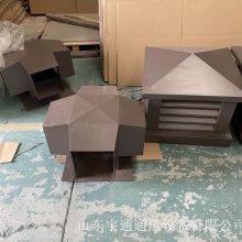 芜湖排气百叶风帽 C系列百叶窗风帽 屋顶用金属防倒灌风帽厂家定做