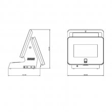 DS-K5022A �������Ӱ�׿��̨ʽ��֤�ÿ�һ��� DS-K5022A-G DS-KAB6-ST