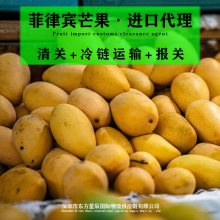 广州机场进口菲律宾芒果清关代理水果报关冷链运输关税