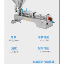 鑫儒弈 卧式香芋泥灌装机 WF-DG型 单头膏体定量灌装设备 有保障