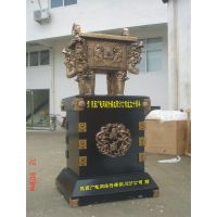 咸阳旬邑庆典2米树脂鼎盛工艺品直销厂家