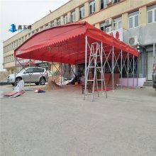 电动轨道雨棚店门口推拉雨篷-广东东莞加工制造