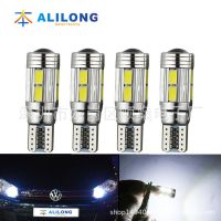 汽车LED车灯 T10解码示宽灯 5630 10SMD 带透镜 阅读灯 牌照灯