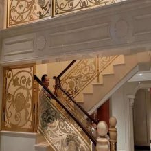 欧式风格铜艺楼梯雕花护栏传统的蕴味久久不能忘怀