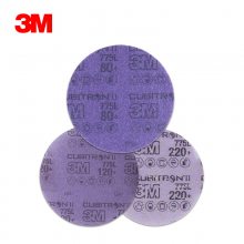 3M775L砂纸 圆形薄膜背绒砂碟