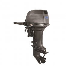 防汛铝合金冲锋舟二冲程操舟机船外机推进器