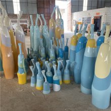园林灯柱雕塑 玻璃钢雕塑厂 造型独特 肇庆恒创雕塑