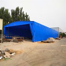 大型移动仓库棚定制 工地仓库搭简易棚图片 天津宁河县